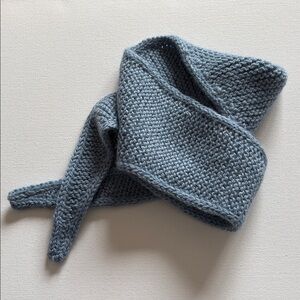 Sophie Scarf Wool Alpaca Blue